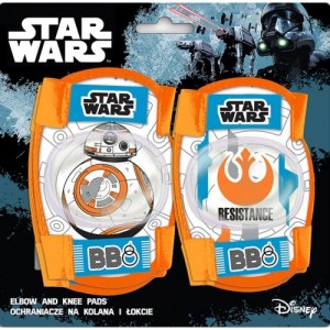 Σετ προστατευτικών αξεσουάρ για παιδια Disney Star Wars BB8 (Επιαγκωνίδες - Επιγονατίδες) DRIMALASBIKES